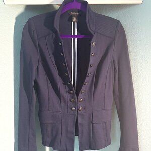 White House Black Market Blazer/Suit Jacket - Size 6 - Navy Blue
